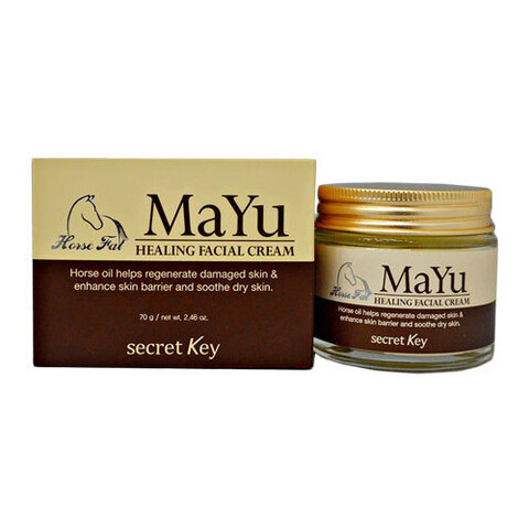 Secret Key Mayu Healing Facial Cream - Крем для лица с лошадиным жиром