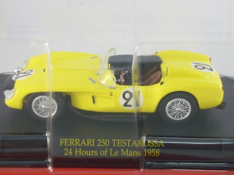 Ferrari 250 TR 58 1958 yellow 1:43 Eaglemoss Ferrari Collection #68