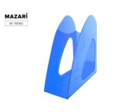 Лоток верт. LIGHT (MAZARI) тонировано-синий, 235х90х240 мм, полистирол M-16038