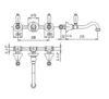 Cezares FIRST-BLS1-01-M FIRST-BLS1-01-M Встраиваемый смеситель для раковины, хром