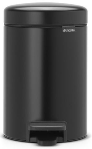 Ведро для мусора Brabantia NewIcon 3л черное матовое