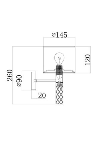 Бра Maytoni Honour MOD045WL-01CH