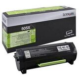 Картридж 505X для принтеров Lexmark MS410, MS510, MS610 черный (black). Ресурс 10000 стр (50F5X0E)