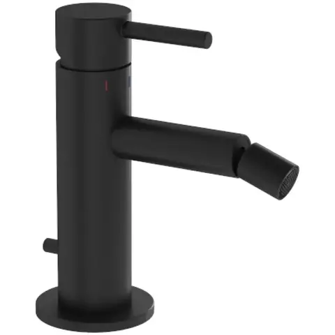 VitrA A4255936WTC Смеситель Origin для биде с донным клапаном, цвет матовый черный