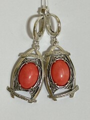 Палермо  (серьги из серебра)