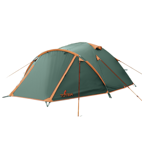 Туристическая палатка TOTEM Chinook 4 (V2) (зеленый)