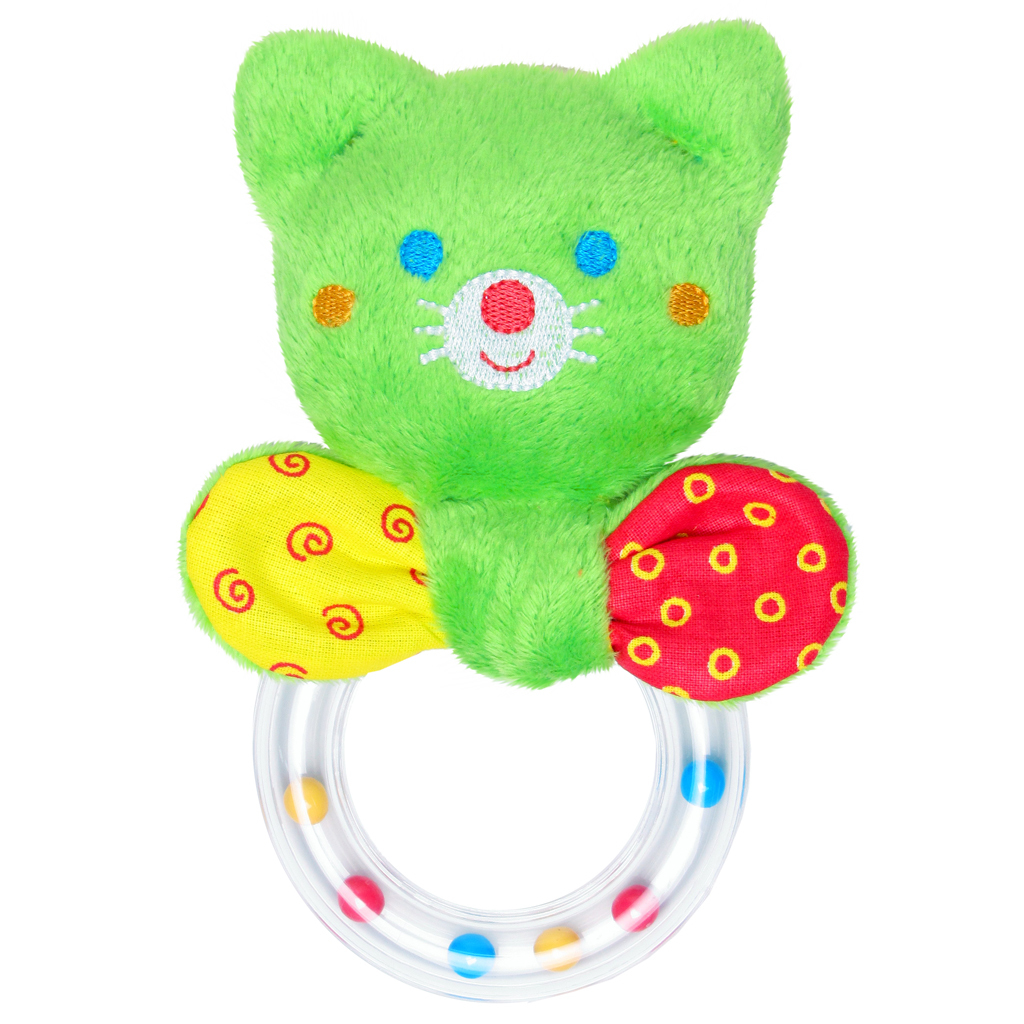 Прорезыватель-погремушка Happy Baby Silicone Teether 20028