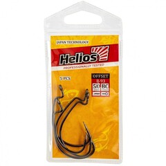 Купить рыболовный крючок офсетный Helios B-93 №5/0 цвет BC (5 шт) HS-B-93-5/0