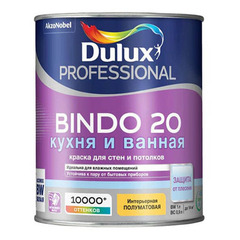 Краска для кухни и ванной Dulux Professional Bindo 20 полуматовая база BC