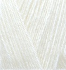 Пряжа ALIZE "Angora Gold" 62 молочный