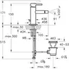 VitrA A4255936WTC Смеситель Origin для биде с донным клапаном, цвет матовый черный