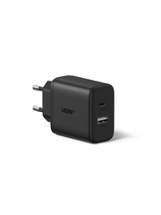 Зарядное устройство  UGREEN X227 (45302) 20W USB-A+USB-C PD Charger EU, черный