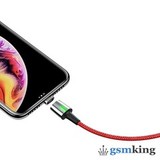 Baseus Zinc Cable USB to Magnetic Lightning 2.4A 1m Red CALXC-A09