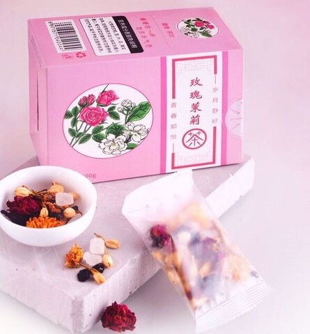 Экзотический чай Ба Бао с розой и жасмином