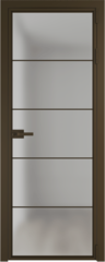 Алюминиевая дверь 5AХ деорэ остеклённая