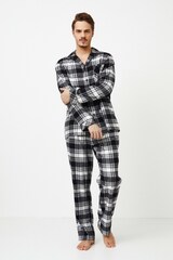 Пижама мужская со штанами ARUELLE JAMES_Черный + белый