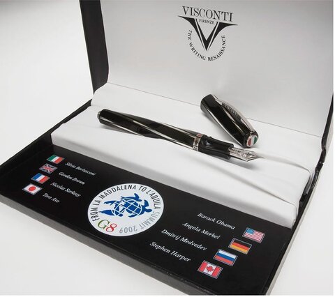 Ручка перьевая Visconti Divina Black G8 Summit 2009 LE, Black, M (Vs-263-G8M)