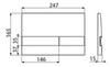 Alcaplast M1722 Клавиша смыва для унитаза