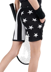 Детские теннисные шорты Hydrogen Star Shorts - black/white