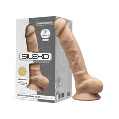 Фаллоимитатор с двойной плотностью Model 1 от SILEXD светло-бежевый (17,6*3,5 см)