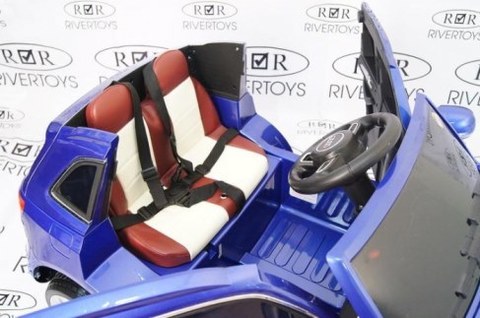 Детский электромобиль Rivertoys AUDI Q5-BLUE-GLANEC