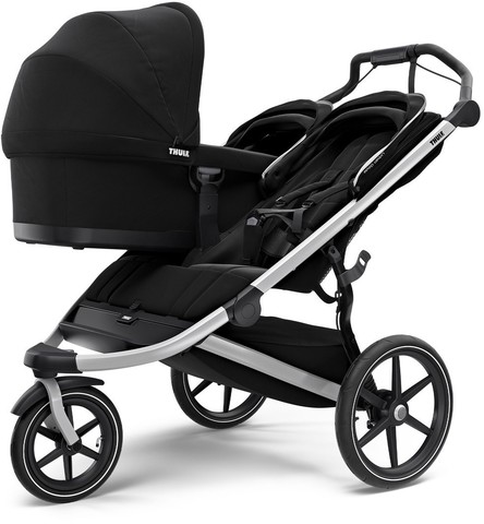 Картинка коляска Thule Urban Glide2 Double Black 2020 - 4