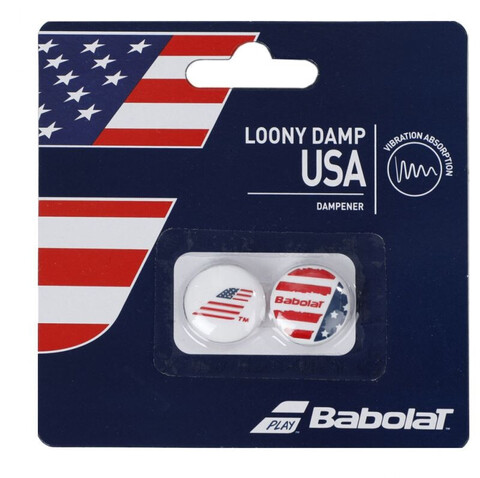 Виброгаситель Babolat Loony Damp US - white/red/navy