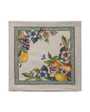 Наволочка декоративная 44х44см Mix&Match Home Лимонад бежевая