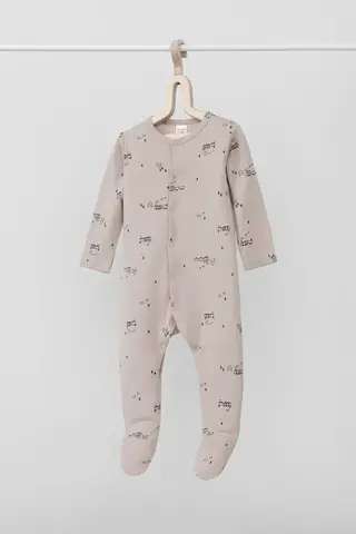 комбинезон для новорожденных  К 6520/игрушечные паровозики на кремовом