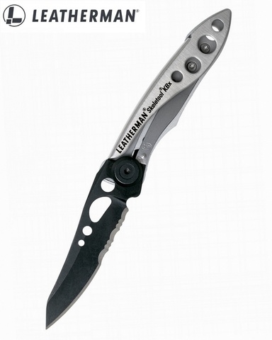 Нож перочинный Leatherman Skeletool Kbx серебристый/чёрный (832619)