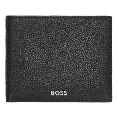 Портмоне с клапаном кожаный HB Classic Grained Black