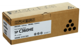 Принт-картридж Ricoh SP C360HE, черный. Ресурс 7000  стр. (408184)