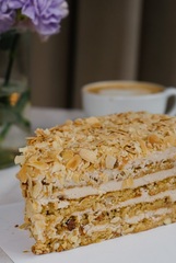 ТОРТ МИНДАЛЬНЫЙ Б\Г, БЕЗ САХАРА (1.3 КГ)