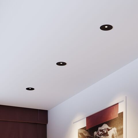 Встраиваемый светодиодный светильник Elektrostandard Binnie 15275/LED 12W 3000K черный