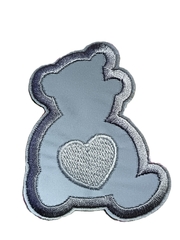 Термоаппликация светоотражающая р. 70х75 мм