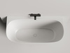 Salini 102527MF SOFIA WALL 160x80  Ванна, донный клапан "Click-Clack" цвет на выбор, сифон, интегрированный слив-перелив, покраска по RAL полностью