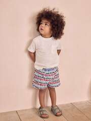 Плавки для мальчика Next AG2-988, Голубой, Красный