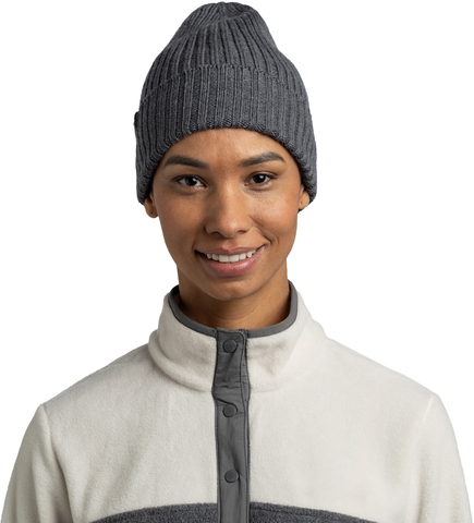 Картинка шапка вязаная Buff Knitted Norval Grey Heather - 2