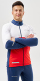 Элитный лыжный костюм Nordski Pro 2.0 White/Red/Blue мужской