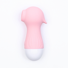 Бесконтактный вакуумно-волновой стимулятор клитора (10 режимов вибрации, USB, силикон, розовый)