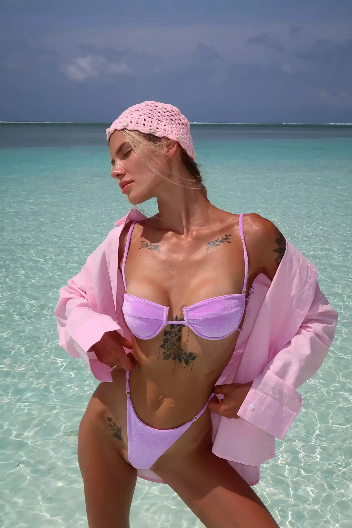 Плавки бархатные, лавандовые