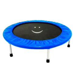 Каркасный батут «Улыбка» диаметр 3,3 фт, синий