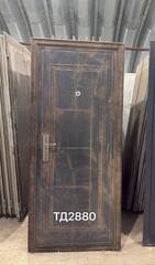 Дверь металлическая Б/У 205(в) х 85(ш) Входная