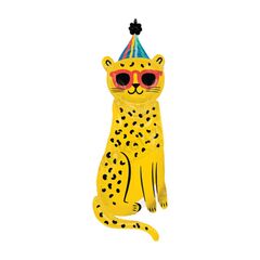 К Фигура, Леопард в очках и колпаке, 46''/48*114 см, 1 шт.