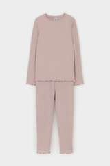 пижама  для девочки  К 1588/кофейный