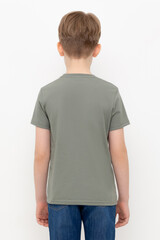 фуфайка  для мальчика  К 302125-1/зеленый чай