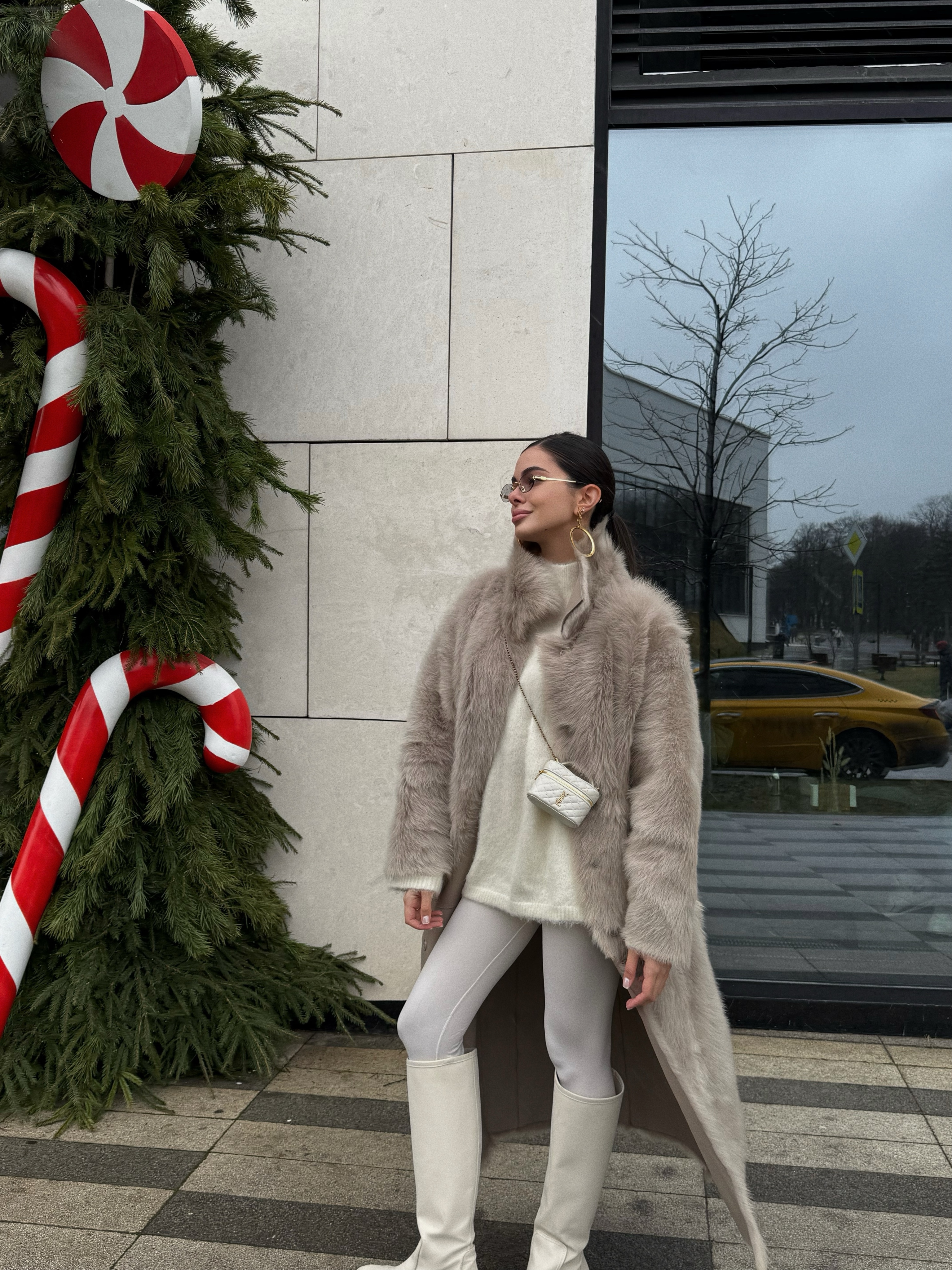 Двустороннее пальто-дубленка Toscana