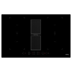 Индукционная варочная панель с интегрированной вытяжкой Korting HIBH 84980 NB