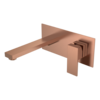 Boheme 475-CB Смеситель для умывальника из стены QUBIC Copper Brushed