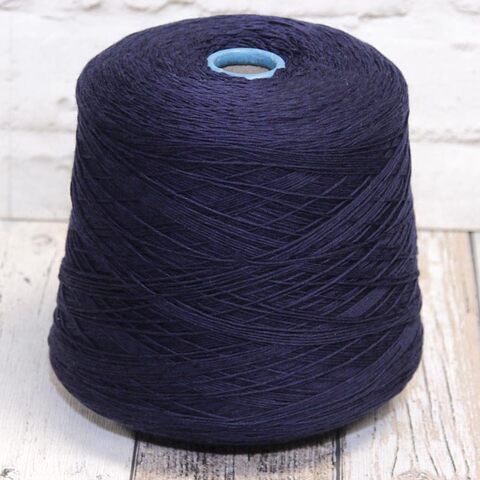 Шелк (40%) с хлопком GTI SARI 300 темно-синий